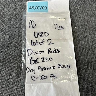 Used Dixon Boss GC230 Temperature and Pressure Testers California US | Davliegogo LLC #1705934