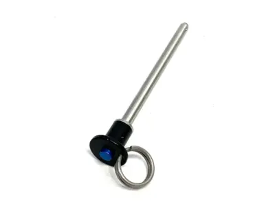 USED JERGENS BUTTON HANDLE QUICK RELEASE PIN 1/4 X 3.50 SS