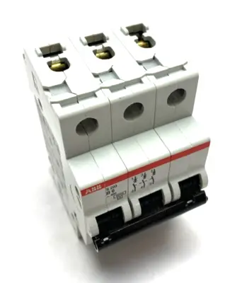 New | in-Stock ABB Miniature Circuit Breaker 3-Pole Tripping Character B Circuit Breakers Michigan US | Maverick Industrial Sales #1394576