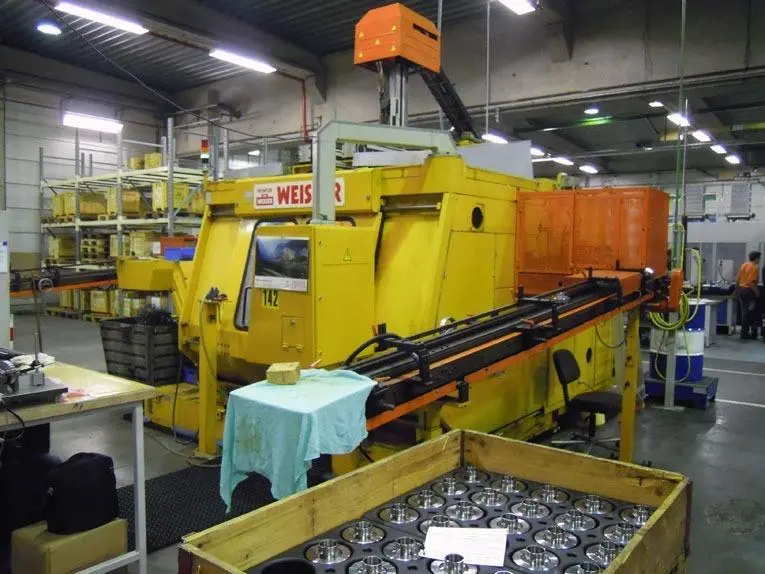 USED WEISSER FR 23Q-2 DOUBLE SPINDLE CNC Ø 355 X 430 MM