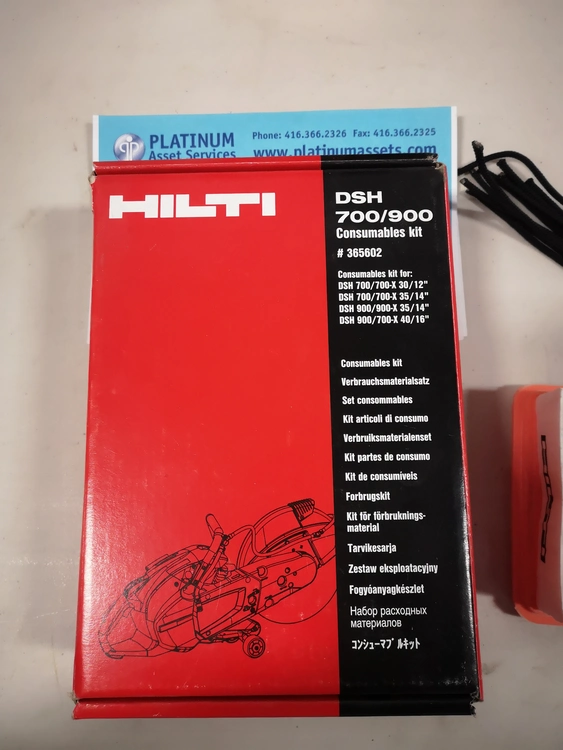 HILTI DSH 700/900 Consumables Kit | Platinum Group