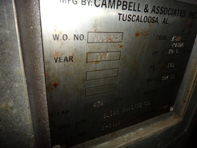 474 Gallon 304 Stainless Tanks