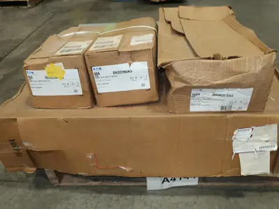 PALLET OF ASSORTED HEAVY DUTY SAFETY SWITCHES