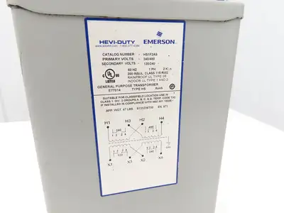 Sola HS1F2AS Step Down Transformer Hevi-Duty 2kva 1Ph HV 240/480 LV 120/240