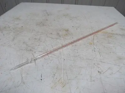PYREX 2103 50 34543-23 Glass 50mL Burette No Stopcock Plug Graduated Laboratory