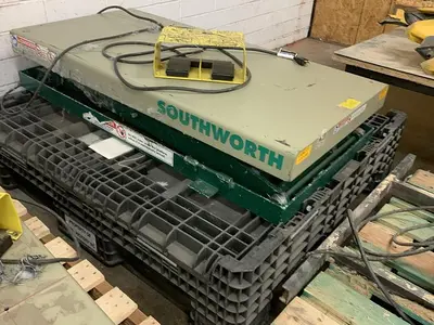 LOT OF (35) MISC. 2,000 LB. 2' x 4' SCISSOR-LIFT TABLES