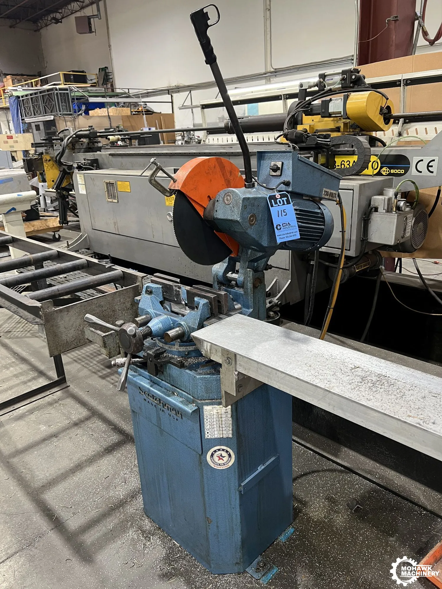 14" SCOTCHMAN “CPO-350” MANUAL MITERING CIRCULAR COLD CUT-OFF SAW