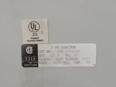 USED REX MANUFACTURING 3PR-0255C5H
