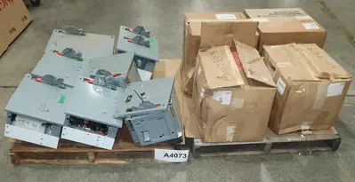 2 PALLETS OF ASSORTED MCC BUCKETS, ALLEN BRADLEY, ABB