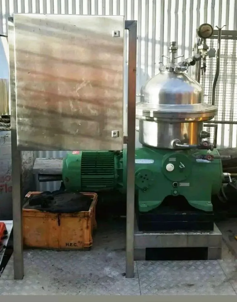 Westfalia SAMR 5036 wine/juice clarifier centrifuge, 316SS.