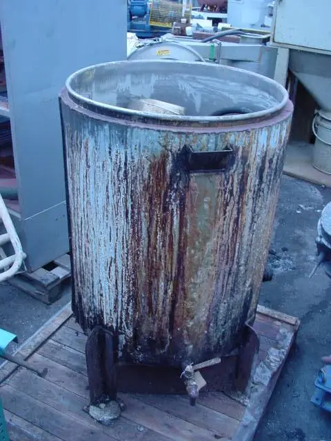 230 L S/S Open Top  Jacketed Tank