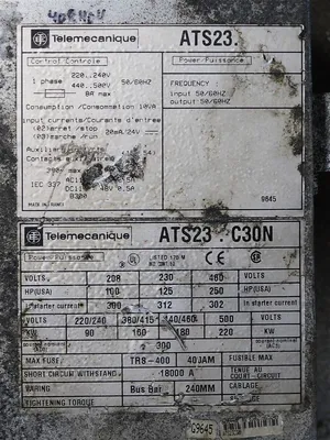 USED SQUARE D ATS23.C30N