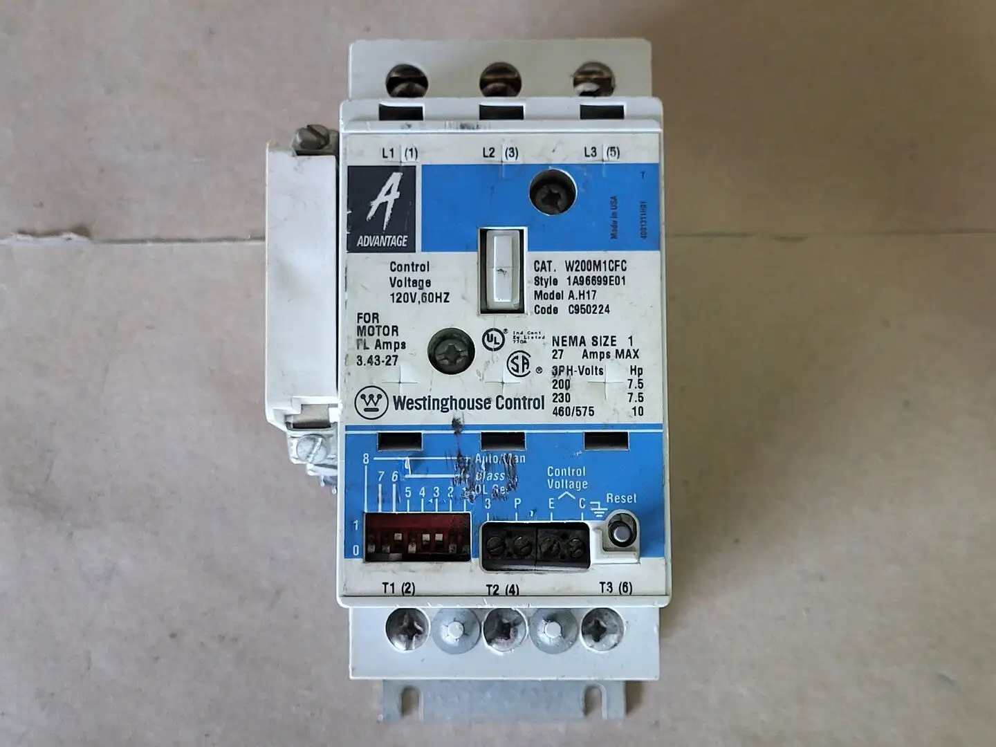 USED WESTINGHOUSE W200M1CFC