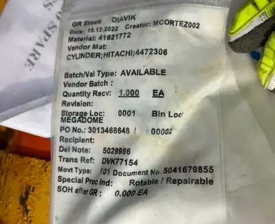 USED HITACHI 4472306
