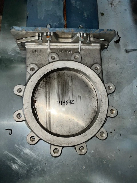 12" Stainless Steel Fabri-Valve Knife Gate Valve Air Operated