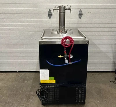 167-0563 MicroMatic Pro-Line 4 Tap Self Contained Dual Temp Wine Beer Cooler