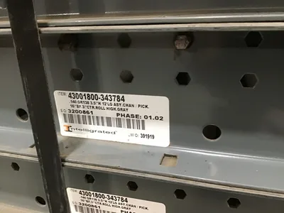 Dematic 43001800-343784 Roller Conveyor 140 GR138 3.5″ H 12″