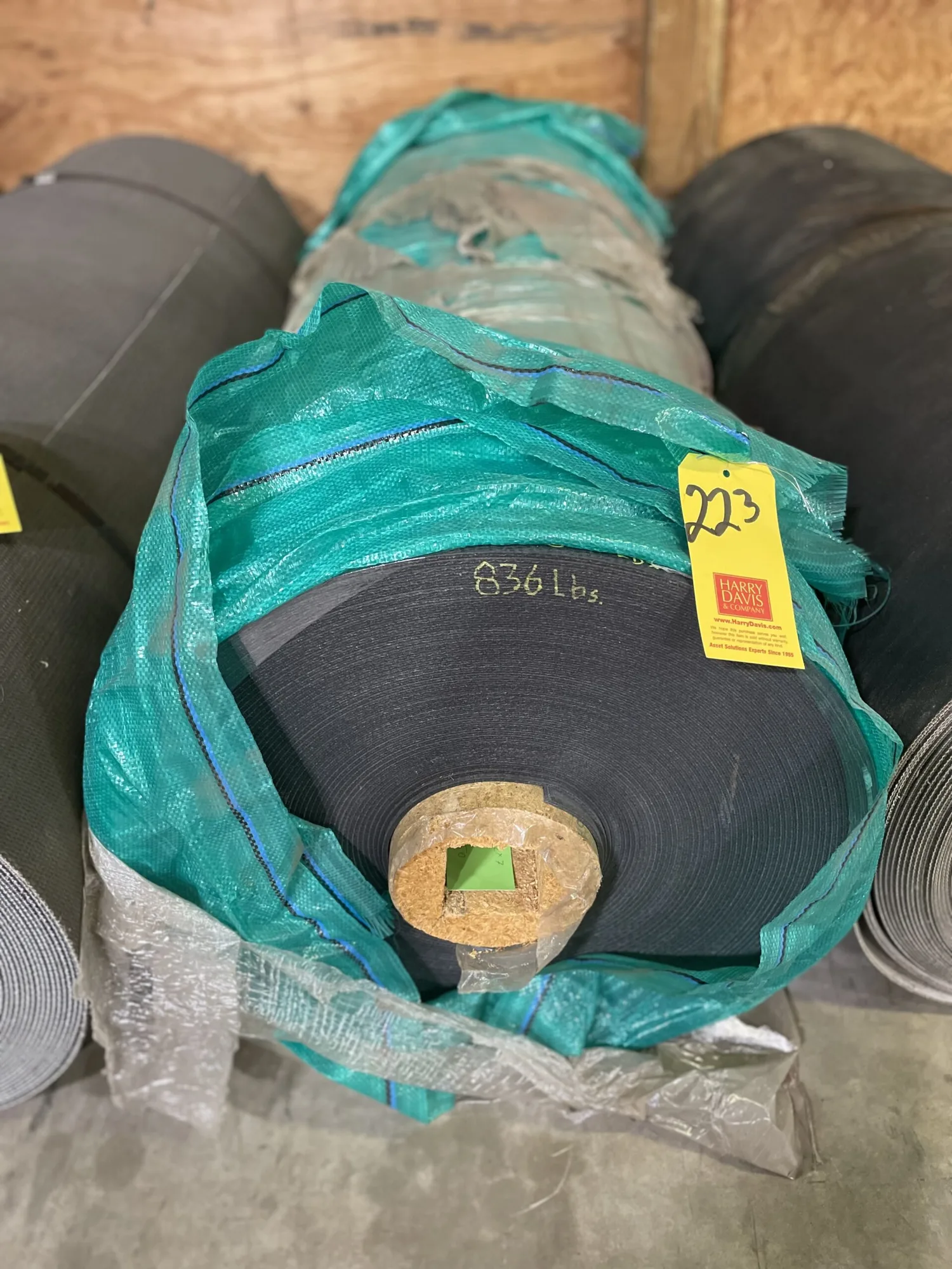 59.5” Rough Mat PVC Conveyor Belt 4mm x 262’