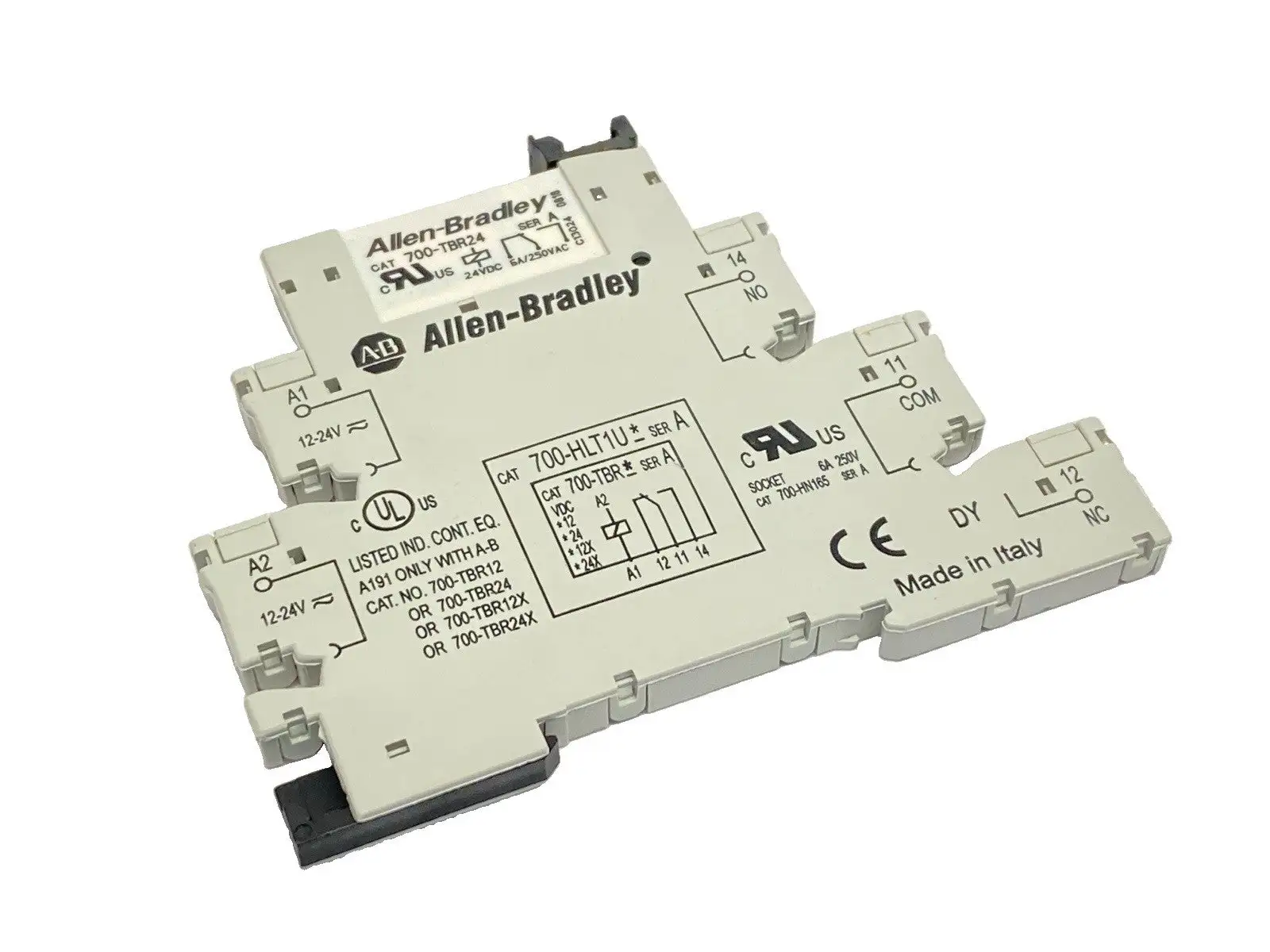 Used Allen-Bradley Ser A Terminal Block Relay Module 6A 250VAC 24VDC Terminal Blocks Michigan US | Maverick Industrial Sales #1389651