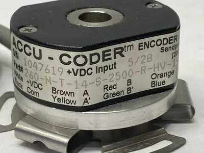 USED ENCODER PRODUCTS ACCU-CODER ROTARY ENCODER