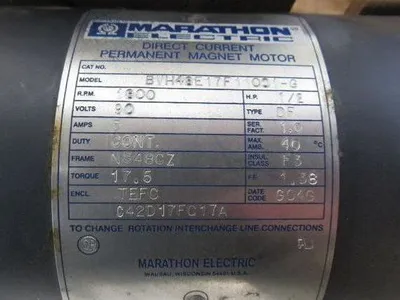 Stelron RD-1-2P-320-RH-LK-M Rotary Indexer 2 Position 270 Degree, Marathon Motor