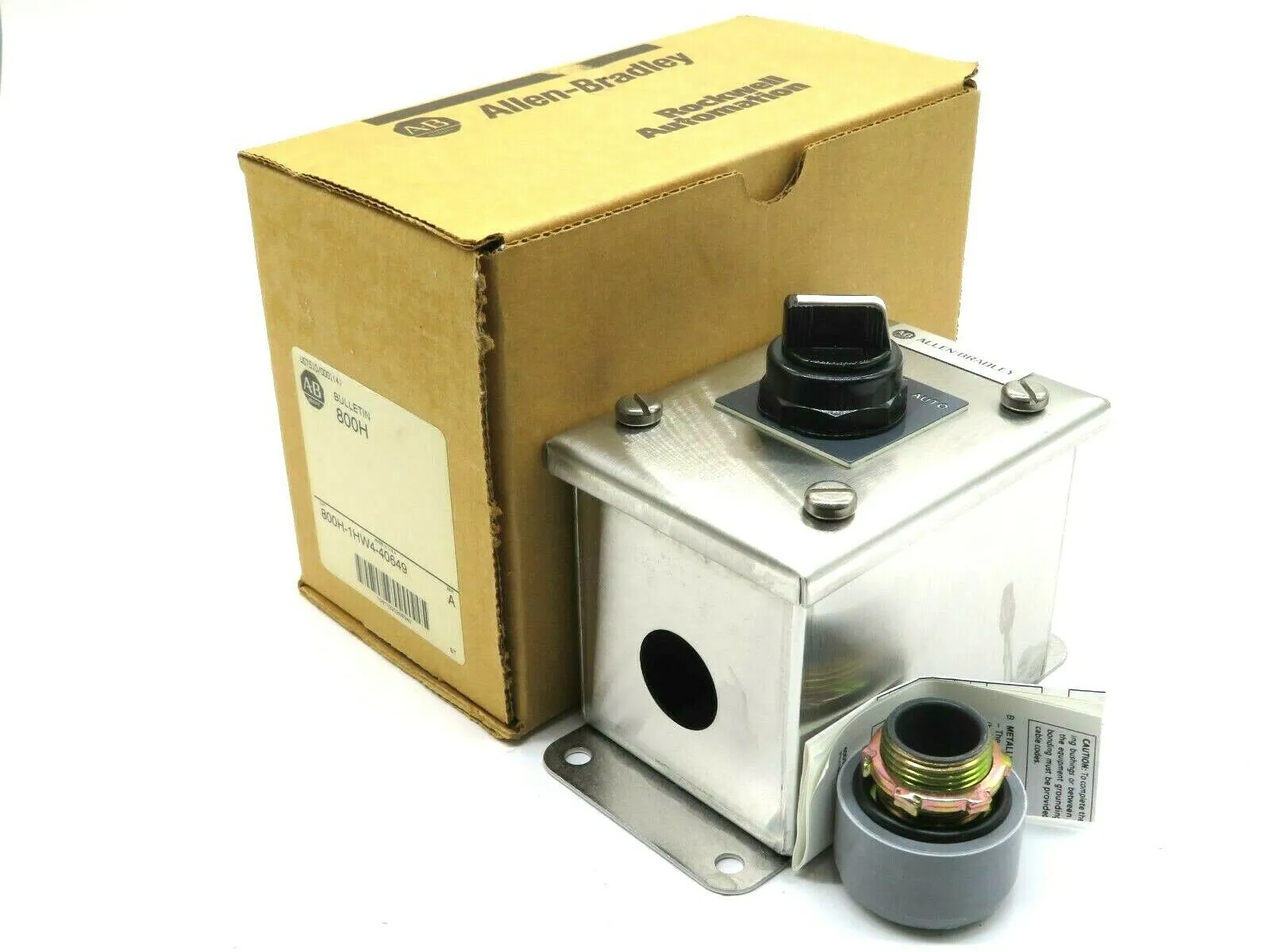 NEW ALLEN BRADLEY 800H-1HW4-40649 PUSHBUTTON STATION 800H1HW440649