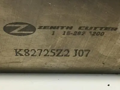 USED ZENITH CUTTER K82725Z2J07