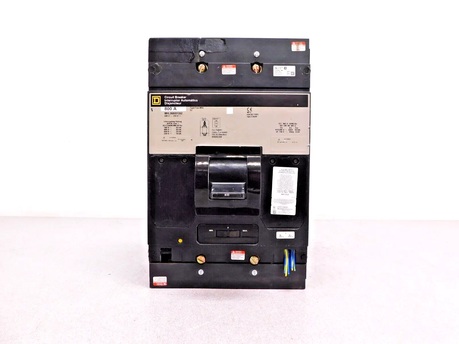 Used Square D MHL368001352 Circuit Breakers Ohio US | Equipment Recovery Corp. #1331134