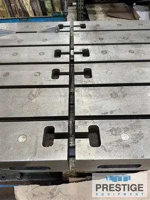 52" x 388" x 34" T-Slotted Planer Table