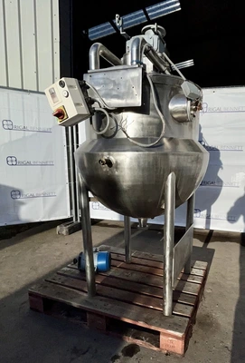 250L SS BCH Hemispherical JKTD Mixing Tank 2.2 kw