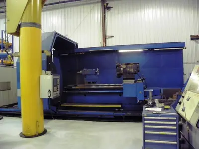 39"/120" x 98"/157"BINNS & BERRY Universal Sliding Bed Gap Lathe