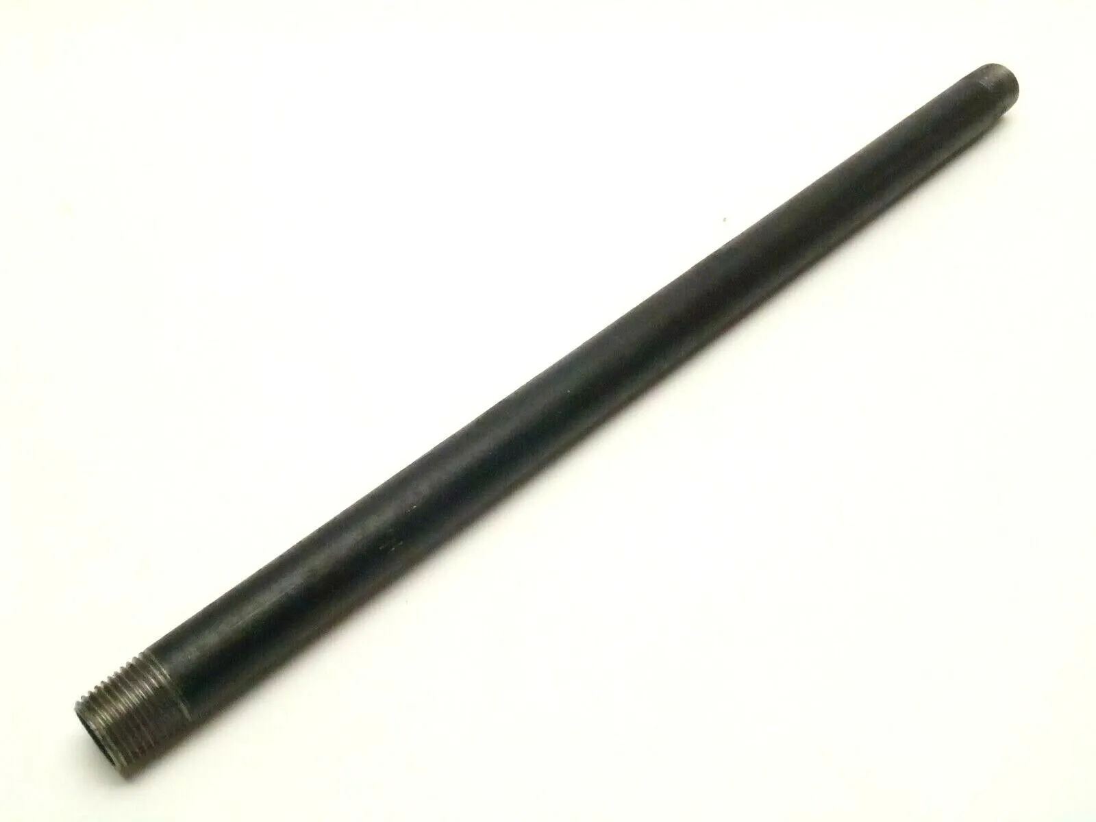 1/2" Pipe 3/4 NPT | 1/2" Black Steel 16" Long Nipple Pipe Fitting 1/2" NPT - New