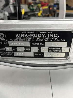 USED KIRK-RUDY 224DM 29” WIDE SHUTTLE FEEDER