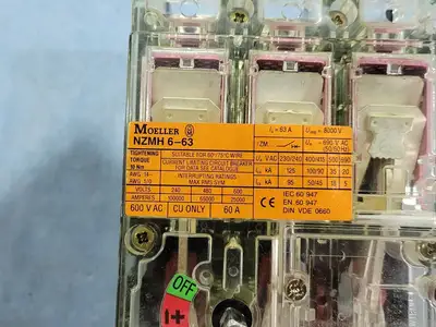 Used MOELLER ZM6A-50-NA Switchgears British Columbia CA | Lenmark #243258