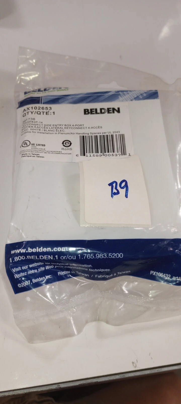 NEW BELDEN AX102653