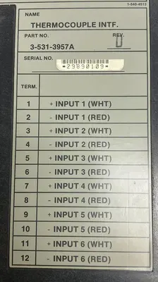 Used CINCINNATI 3-531-3957A Thermocouples Ohio US | Surplus Asset Holdings #1234294
