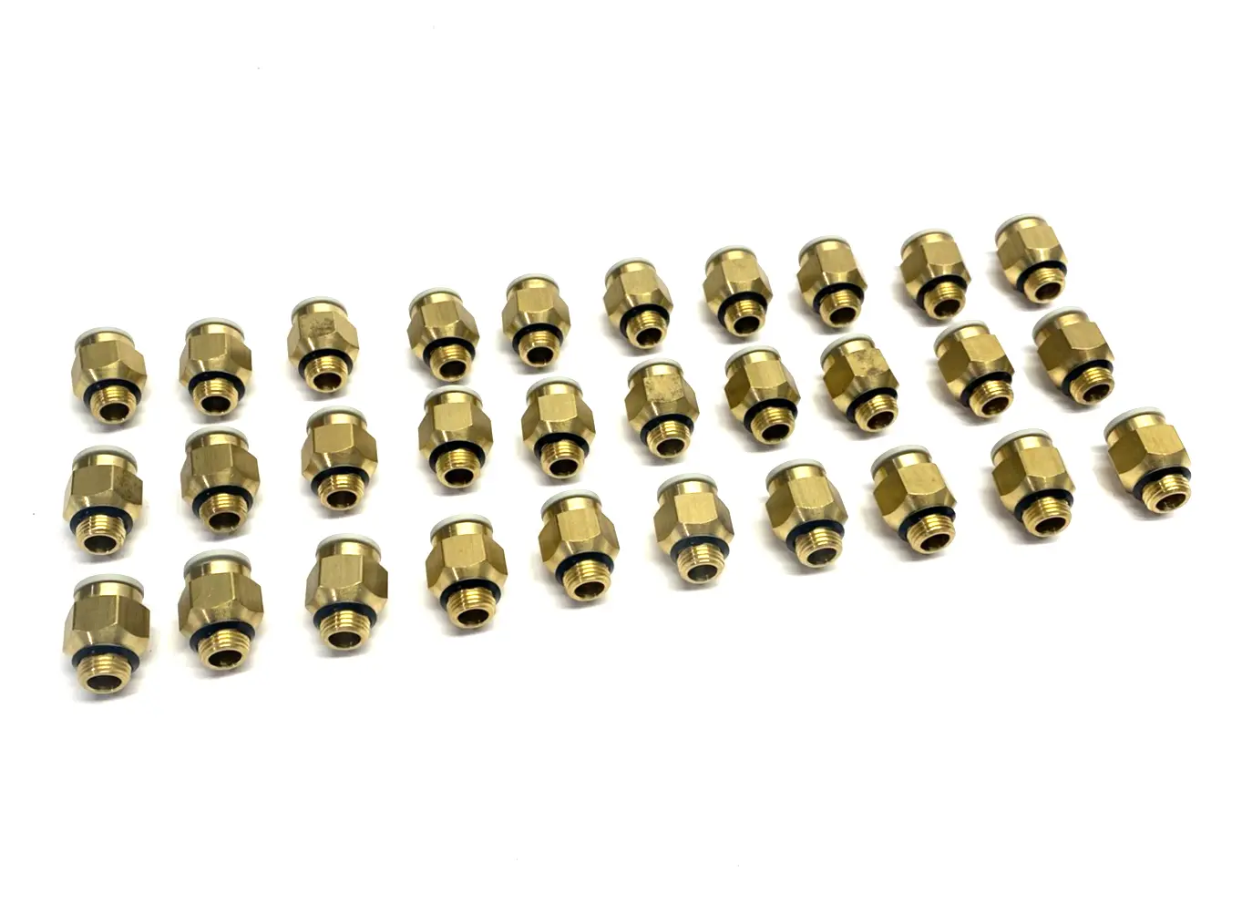 KQ2H08-U01A | SMC  Pneumatic One-Touch Fitting 8mm Tube O.D. x G 1/8" LOT OF 30 - New Other