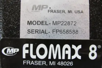 NEW GRUNFOS MP22872 FLOMAX 8 PUMP 3HP 208-230/460V 1.5"