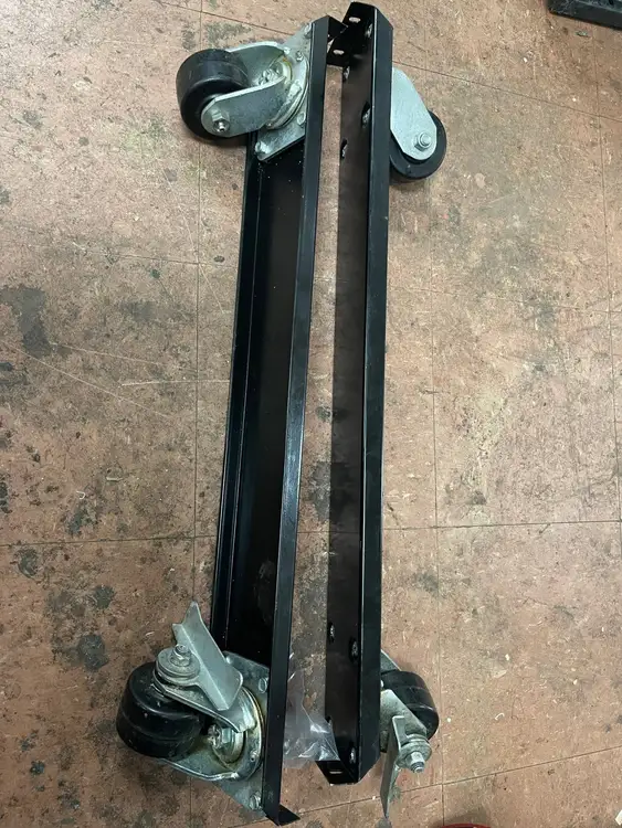 Used True Used True 3" Castor Wheel Kit for 27" Frame Single Door Refrigerator or Freezer 872063 Casters Illinois US | Falcon Restaurant Supply #1375876