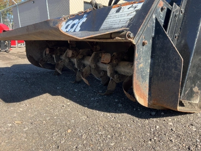 Used BOBCAT HYDRAULIC ROTOTILLER SKID STEER ATTACHMENT Rotary Tillers Michigan US | Miedema Asset Management Group #1579241
