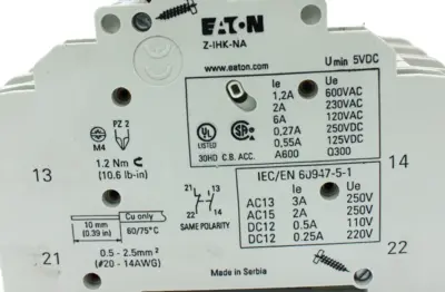 USED EATON FAZ-D10/3-NA