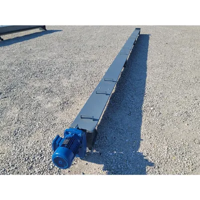 New 6" Dia. X 30 Ft Carbon Steel Industrial Screw Conveyor Auger with Drive