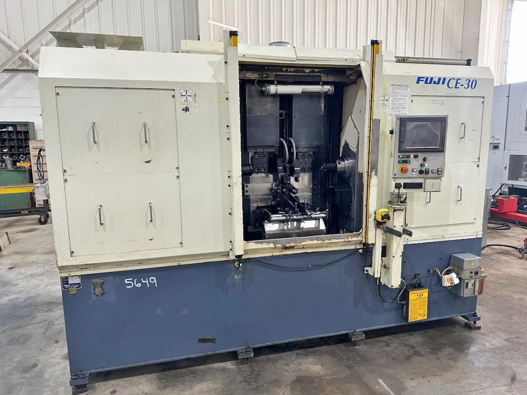 FUJI MODEL CE-30 24″ CNC FACING & CENTERING MACHINE