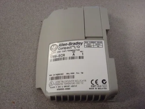 Allen Bradley 1769-ECR Right End Cap Terminator Used