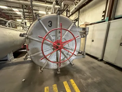 USED 1968 REID BOILER WORKS 60”X 40’ LONG DOUBLE DOOR