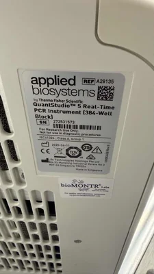 Used Applied Biosystems QuantStudio 5 (384-Well Block) PCR/Thermal Cycler Texas US | PT Medical Technologies #1458760