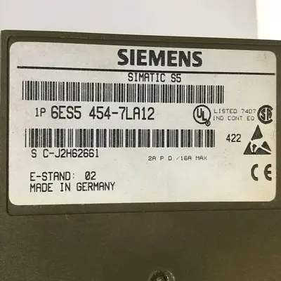 USED SIEMENS 6ES5 454-7LA12