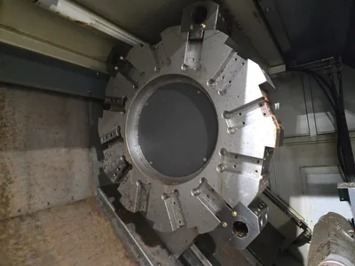 2011 Leadwell LTC-45CXL CNC Lathe w/ Tailstock and Indexer, 12 Slot Turret, Conveyor, 3-Jaw Chuck,