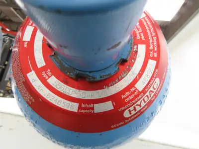 Hydac SB600-50 Hydraulic Bladder Accumulator 5000 PSI 50L