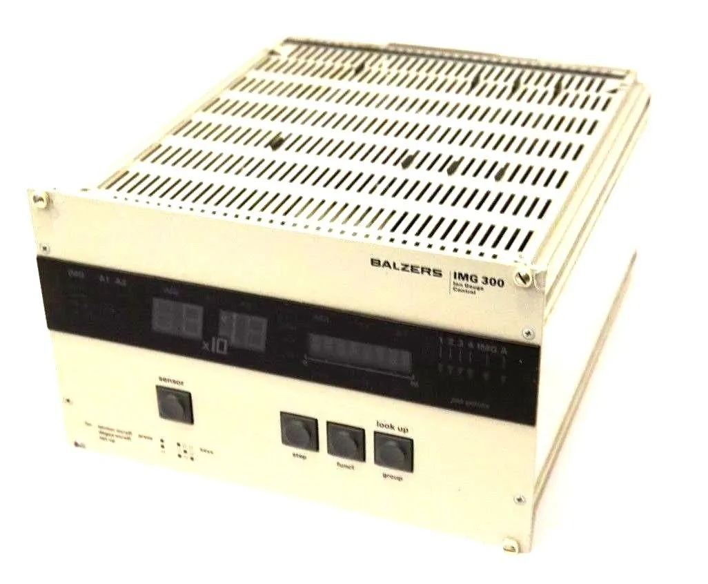 USED BALZERS INSTRUMENTS IMG 300 BGD25750 ION CONTROL GAUGE METER